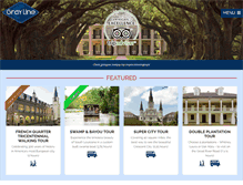 Tablet Screenshot of graylineneworleans.com